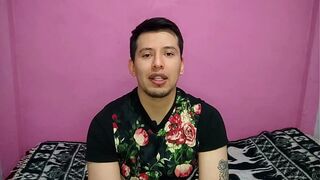 Mature 49-year-old man with a 21 cm cock fucks a young man secretly from his wife because she doesn't comply in bed