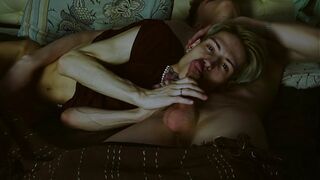 The boys made each other happy. real orgasm