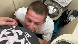 Gave his a blowjob in the toilet of the train Oliver Strelly and Falcon Al - 21