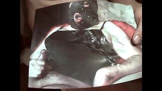 sprayed in the face and in the mouth of the horny guy