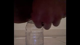 Riding and jerking water bottle