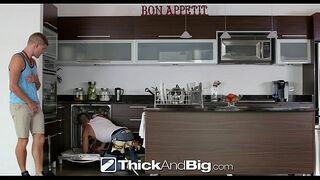 ThickAndBig - Big dick Dylan Knight Fucks Peter Fields in the kitchen