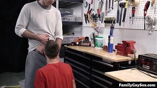 hot gay step dad and