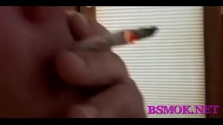 Smoking gay in a sexy act