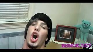 Gays smokin' whilst fucking