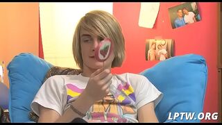 Twink homosexuals with sexy fetish