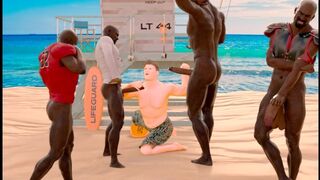 The Day you went to the Beach and became the BBC FUCKTOY