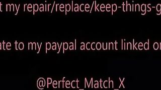 Me give my black bulls big cock a footjob