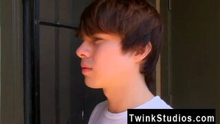 Twink movie of Young Kyler Moss is walking through the surroundings