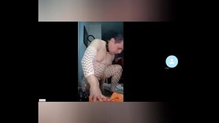 Licking the floor like a little dog and LOVE using me in a humiliating way