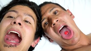 Tongue and mouth fetish
