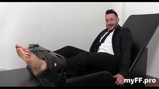 Coarse foot fetish homosexual romance