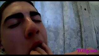 Foot fetish at home
