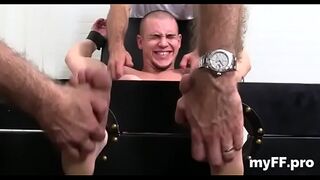 Stripped foot fetish homo solo