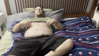 Bi Married Chubby Bear Strokes Fat Cock