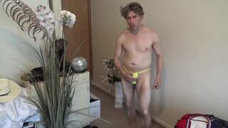 Hot Male Goes Underwear XXX Shopping and We Watch Him Strip!