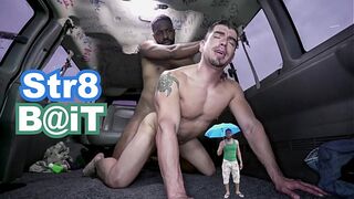 BAITBUS - Str8 B@it Goes Gay For Pay In Van With Stranger