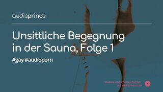 Gay Audio Porn: Unsittliche Begegnung in der Sauna, deutsche Erotik Hörgeschichte