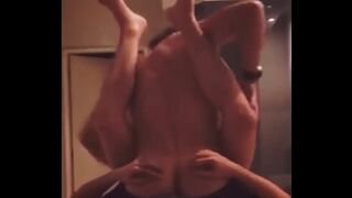 The muscular delivery guy fucks me for an extra tip