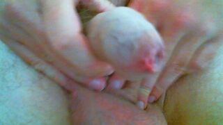 Me Masturbating to My Porn Beside Bed With Great Closeups