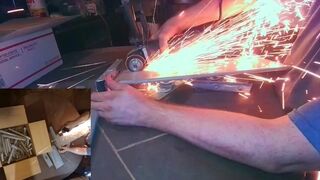 Raw dogging with my angle grinder
