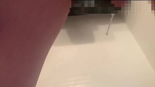 Masturbation　stretched semen