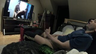 Str8 Brother caught watching gay porn (flint-wolf.com)