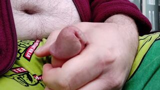 Risky Public Jerk On My Balcony In Winter (Part 2 - Cumshot)