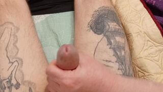 mother-in-law loves to milk my cock before work and watch me cum