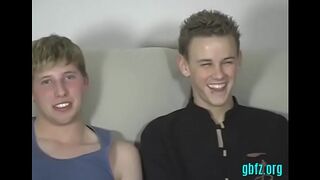 Slutty gay twink sucks ramrod