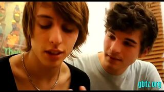 Concupiscent twinks engulf and fuck