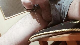 I'm cumming. Slow motion. Lots of sperm