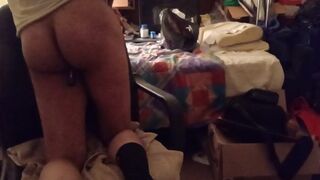 MY MOM IS IN THE OTHER ROOM SERIES SEASON 2-BOOTY TOY IN BLACK ASS ON A CHAIR EP. 1