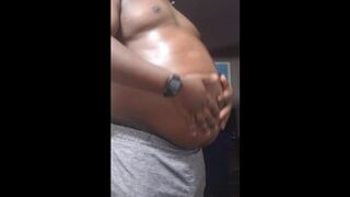 Inflating on a empty belly