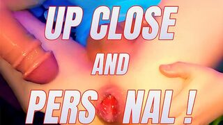 UP CLOSE AND PERSONAL BIG DILDO PLAY ANAL DESTRUCTION GAPE AND PROLAPSE ASS STRETCHING