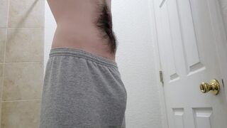 Rubbing one out before I shower