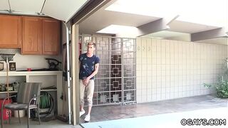 Gay sex in the garage