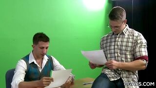 Shane Jacobs and Logan Vaughn become horny