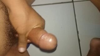 Jerk your cock again until you squirt