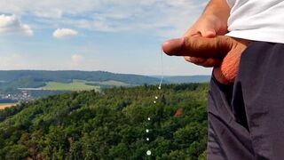 My cumshot compilation on public places