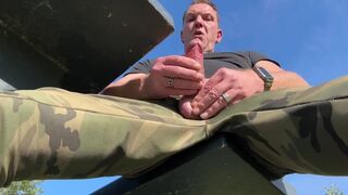 CenZation shoot his load at public rest area