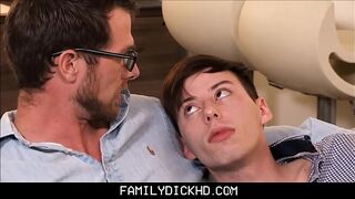 Stepdad Helps Twink Stepson Feel Better After He Has A Bad Day - Alex Killian