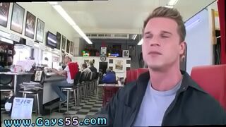 Men face fucking public gay Dinner Head