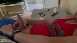Morning’s jerking off.
