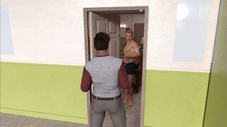 My Friend Brent Giving A Sloppy Blowjob and Swallowed My Cum ° Gay Friends in Home Alone