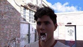 James Swallowed African Guy Lez Cum Accidently