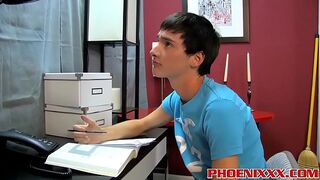 Noah Carlisle gets a hard pounding from his hot teacher