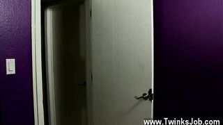 Gay video Chris gets the spunk banged out of him while he's on his