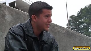 Johnnys anal getting a hard fuck by Joey