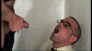 Giving The Twink A Facial Then A Golden Shower Peeing Piss
